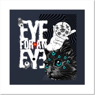 Eye for an eye surrealistic Posters and Art